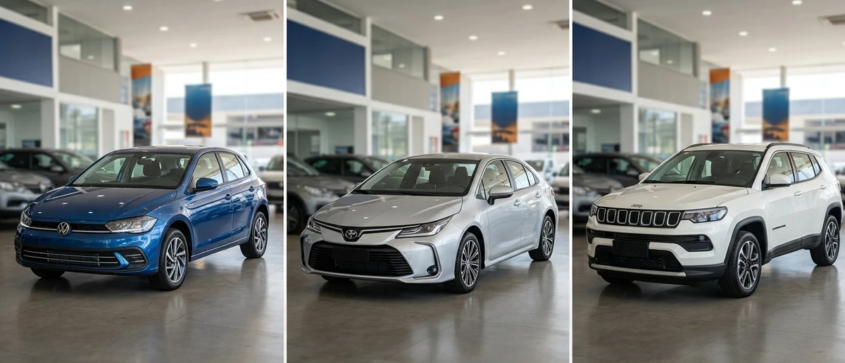 Hatch, sedan e SUV