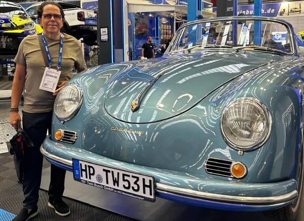 Ricardo Barbosa na Feira Automechanika Frankfurt, na Alemanha