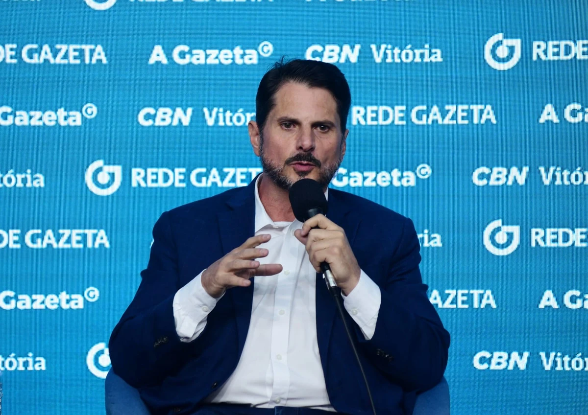 Marcos do Val (Avante), candidato ao Senado pelo Espírito Santo, participa de sabatina de CBN Vitória e A Gazeta
