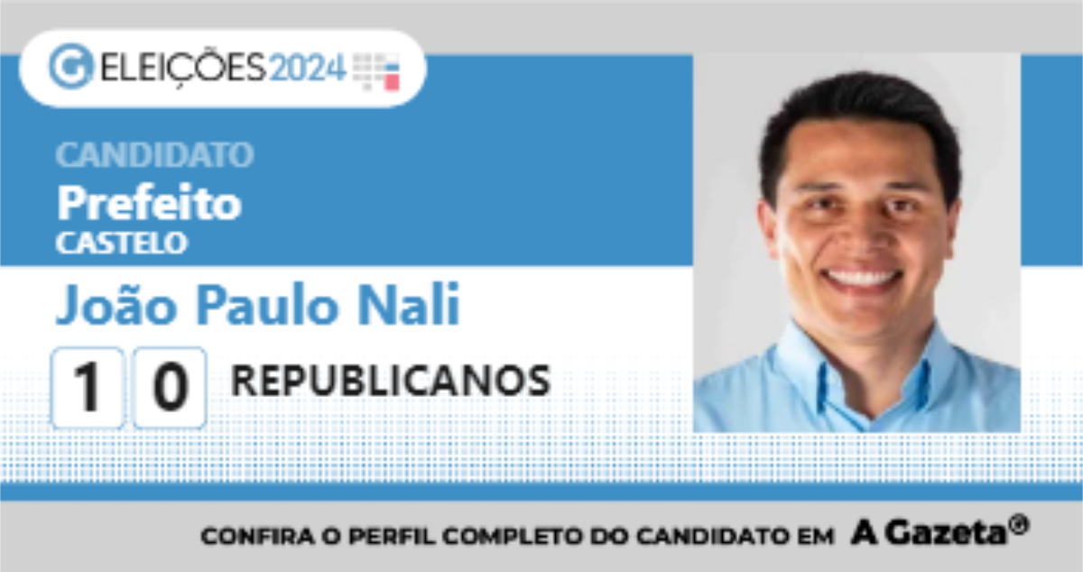 Santinho de João Paulo Nali