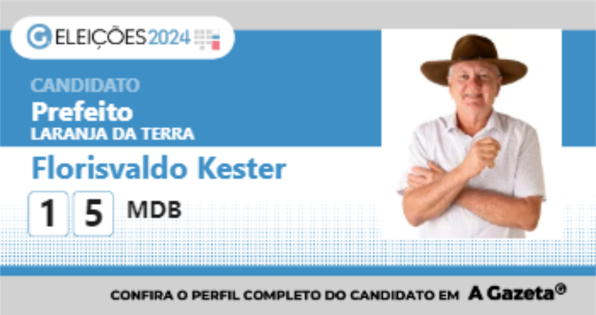 Santinho de Florisvaldo Kester