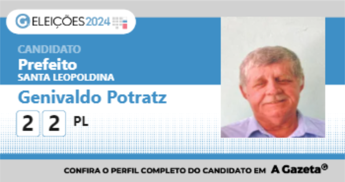 Santinho de Genivaldo Potratz