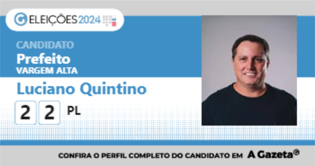 Santinho de Luciano Quintino