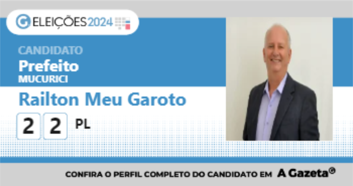 Santinho de Railton Meu Garoto