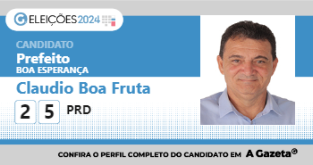 Santinho de Claudio Boa Fruta