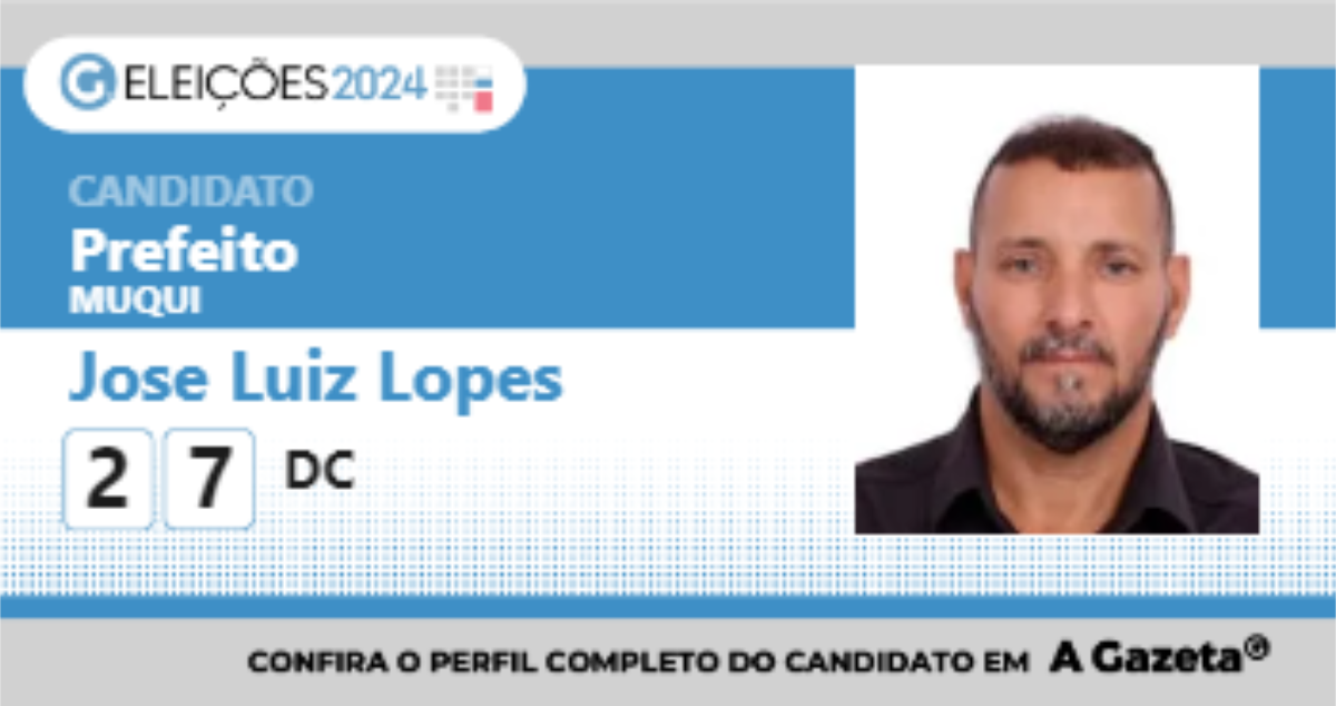 Santinho de Jose Luiz Lopes