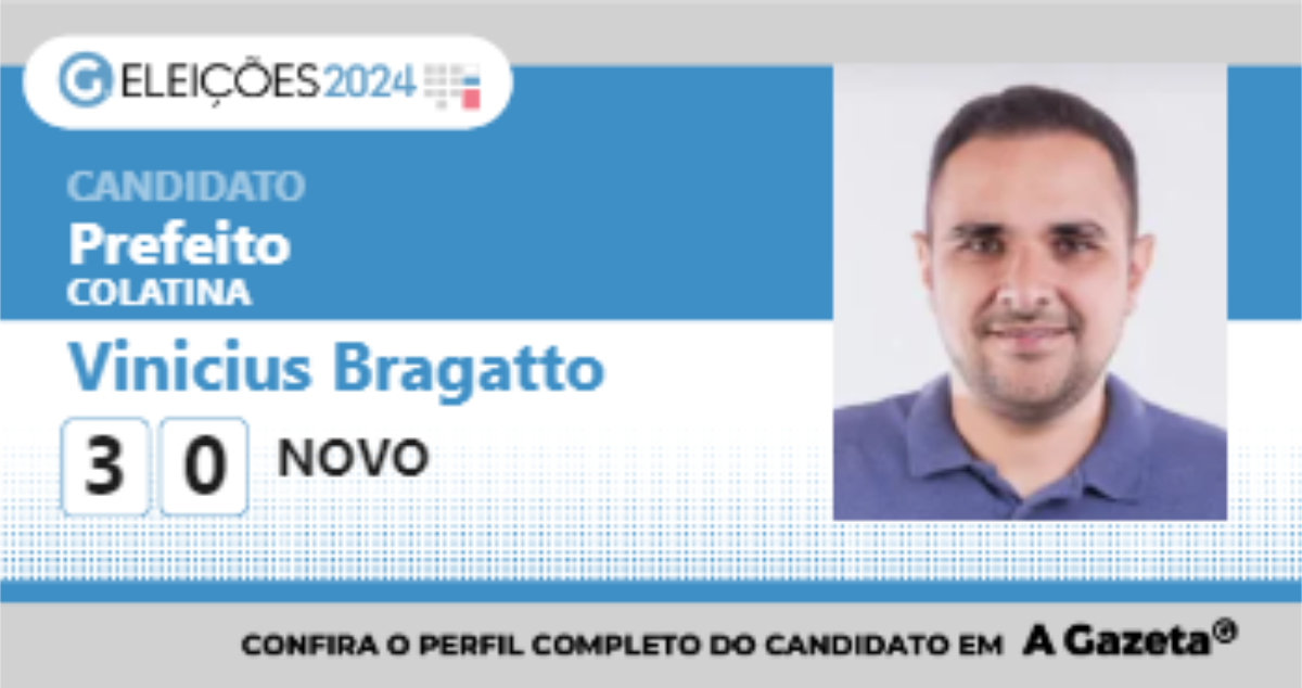 Santinho de Vinicius Bragatto