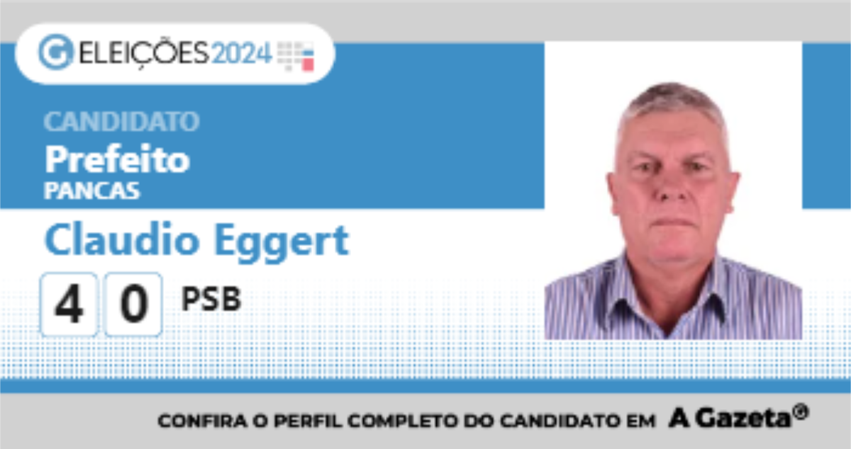 Santinho de Claudio Eggert