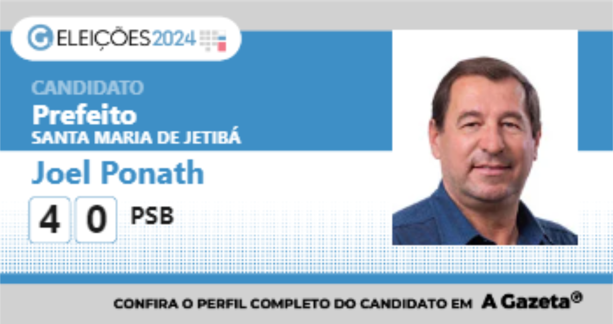 Santinho de Joel Ponath