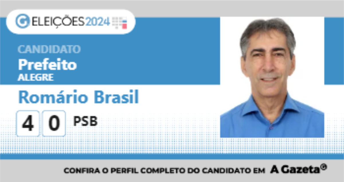 Santinho de Romário Brasil