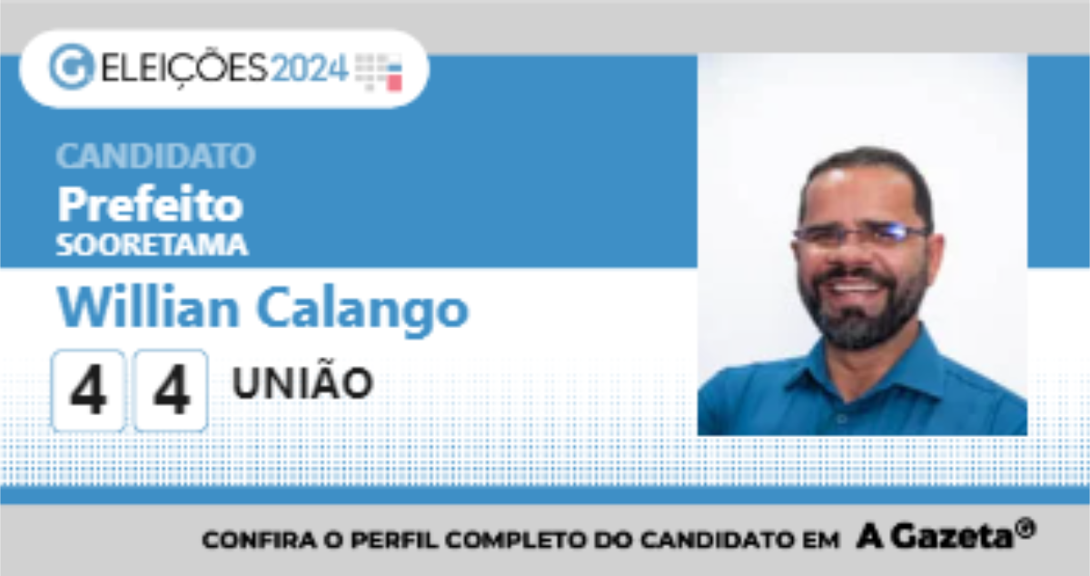 Santinho de Willian Calango