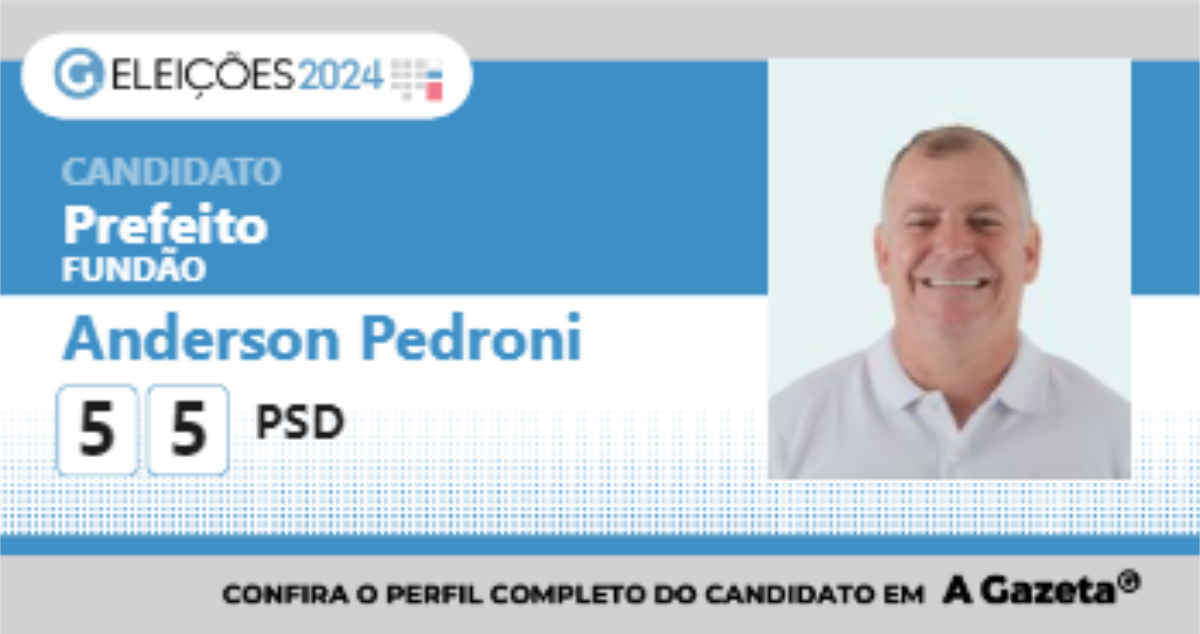 Santinho de Anderson Pedroni