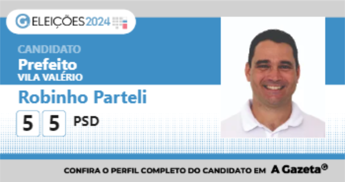 Santinho de Robinho Parteli