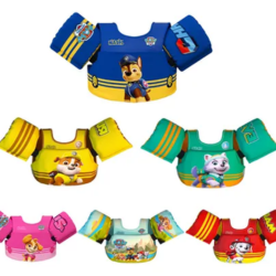 Boia Infantil Colete Salva Vidas Patrulha Canina Nash
