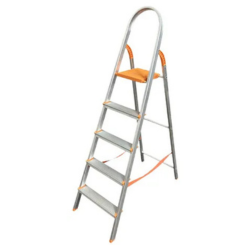 Escada De Alumínio 5 Degraus Residencial Eds005 Agata