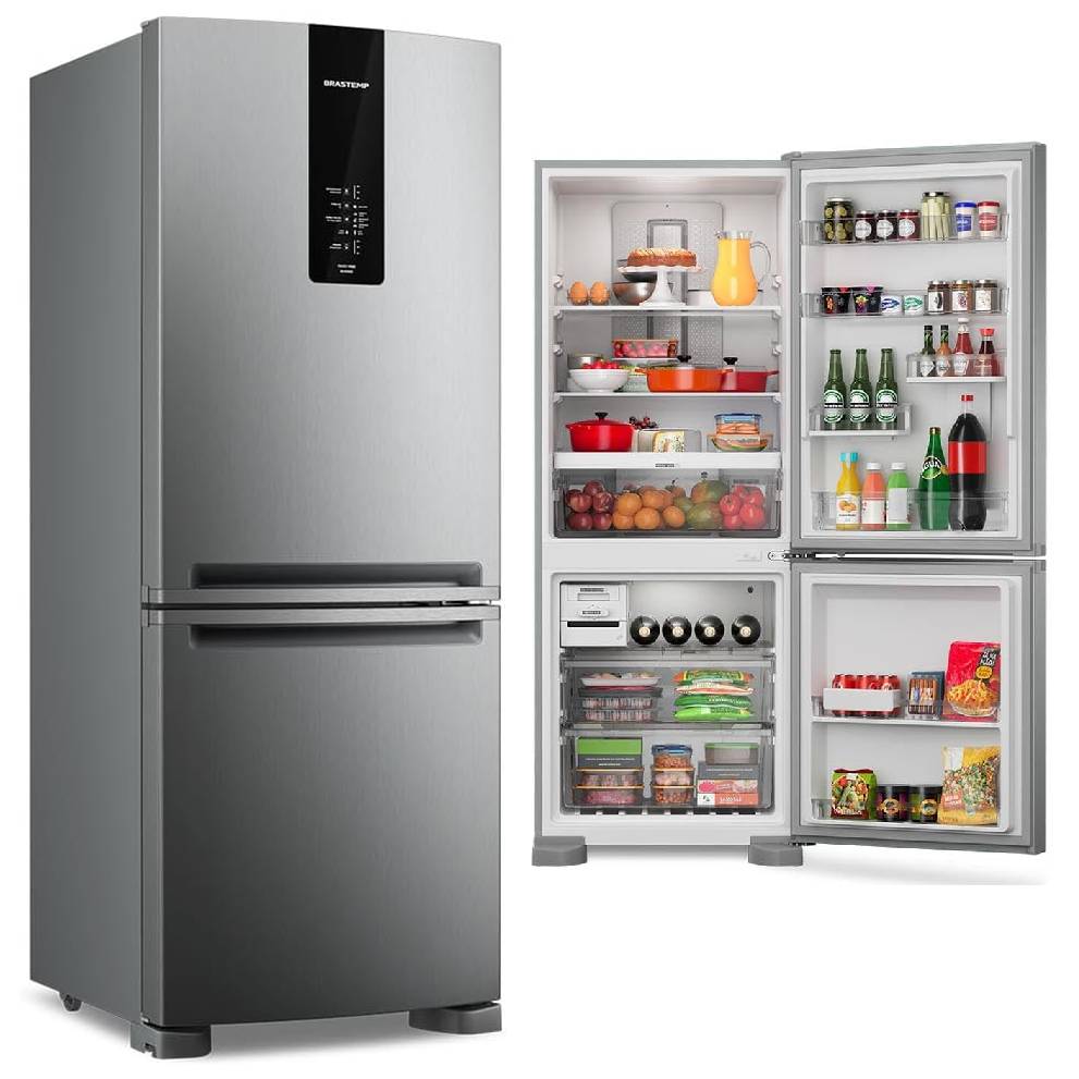 Geladeira Frost Free Brastemp Inverse 447 litros Inox