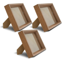 Kit 3 Portas-Retrato Vazado Fundo 15x21 para Decorar sua Casa ou Escritório 