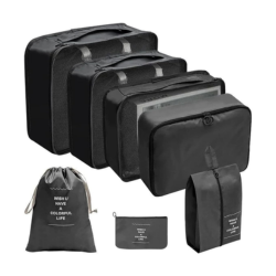 Kit Organizador de Malas Para Viagem Conjunto Organizador de Bagagem 7 Peças
