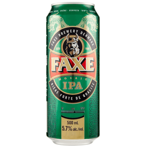 Cerveja Faxe, Ipa, Lata, 500ml 1un
