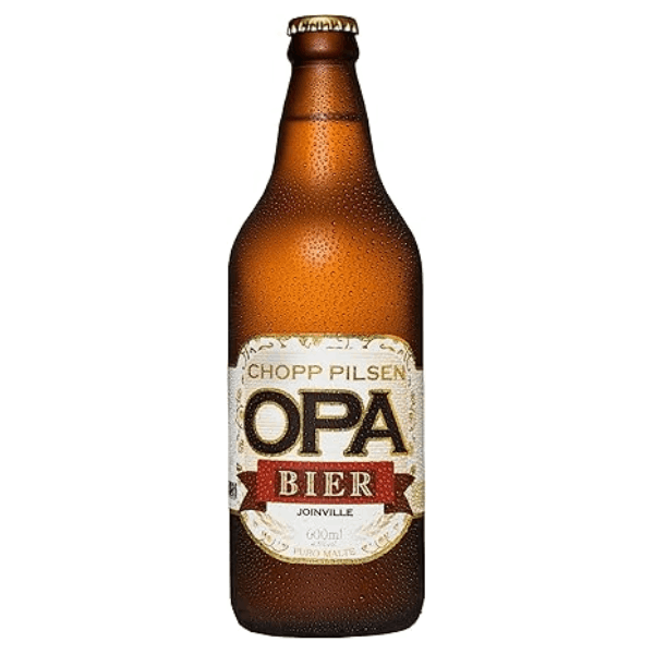 Cerveja Puro Malte Pilsen teor 4,6% 600ml Opa Bier