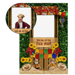 Painel Interativo Junino Retangular Veste Fácil 1,50x2,20m