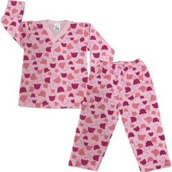 Pijama Malha Flanelada Moletinho 100% Algodão Menina