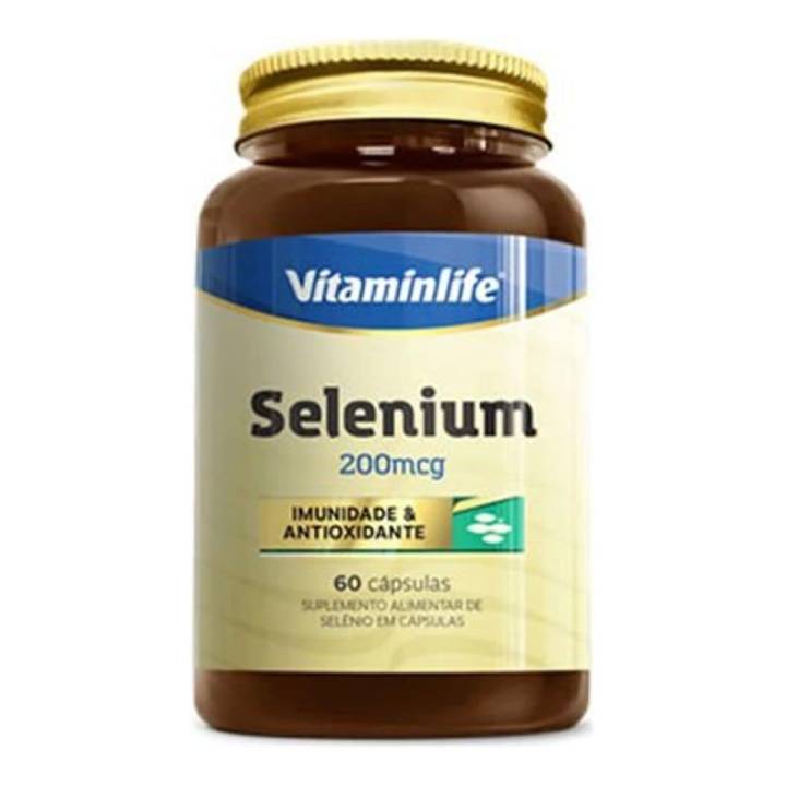Selenium 200 Mcg 60 Caps Vitaminlife