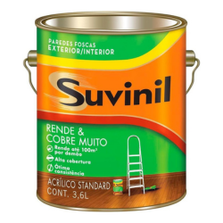 Tinta Suvinil para Parede 3,6L - Branco Gelo - 50308444
